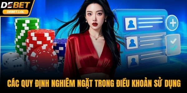 Điều khoản sử dụng Debet quy định