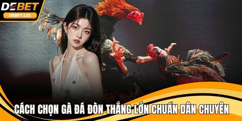 Cách chọn gà đá đòn