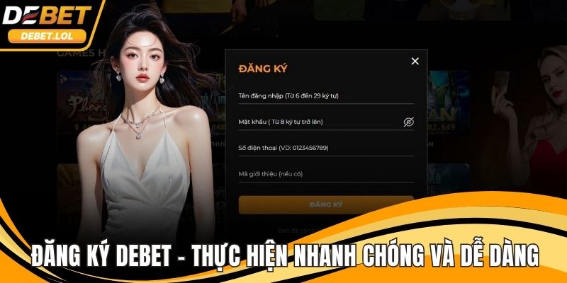 Đăng ký DEBET
